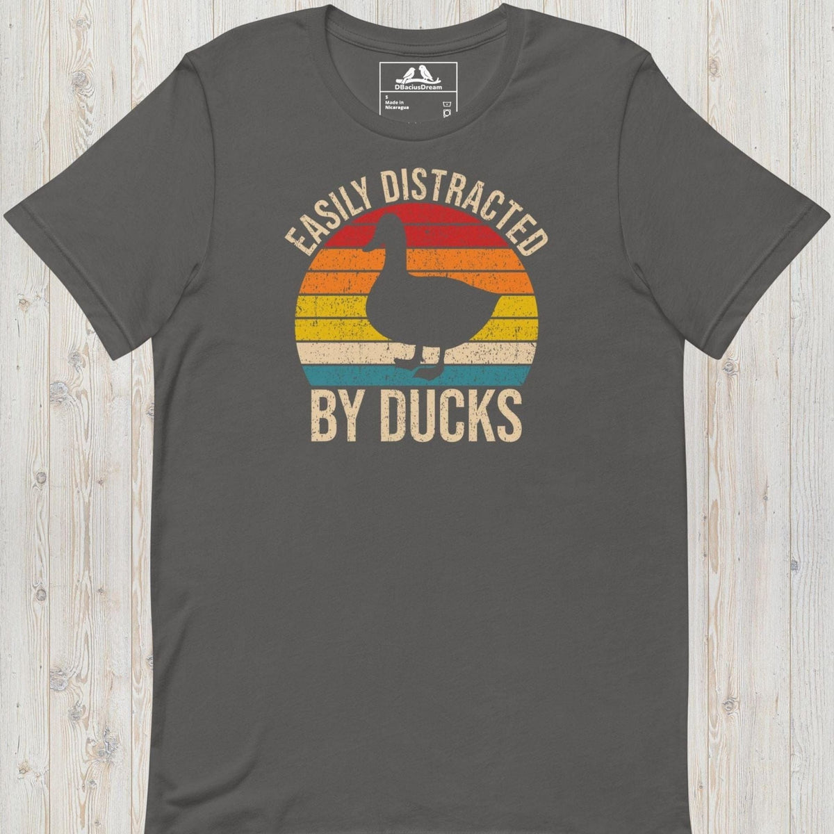Easily Distracted By Ducks Unisex t-shirt
