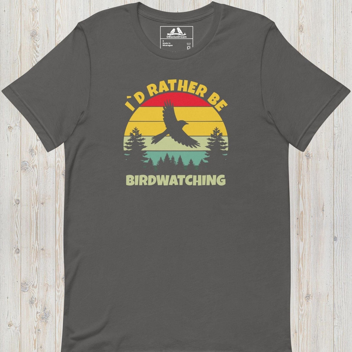 I´d Rather Be Birdwatching Unisex t-shirt