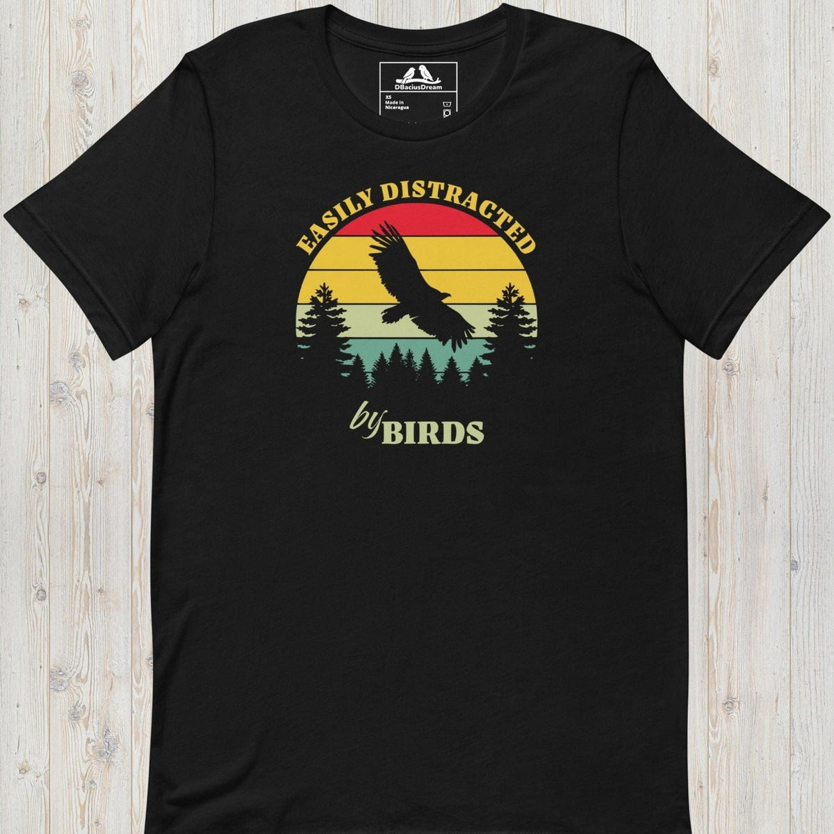 Easily Distracted By Birds Unisex t-shirt