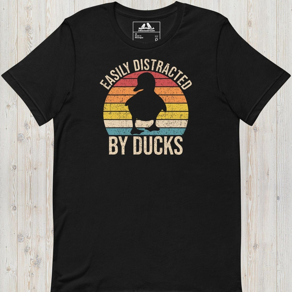 Easily Distracted By Ducks Unisex t-shirt