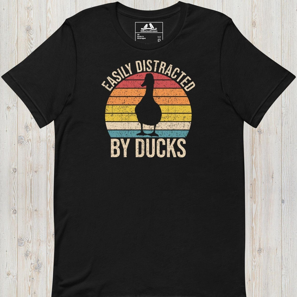 Easily Distracted By Ducks Unisex t-shirt