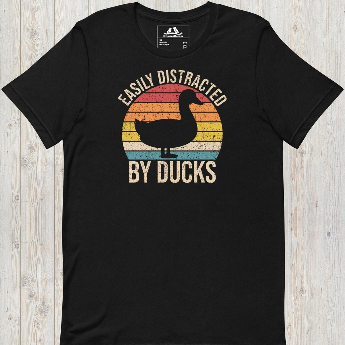Easily Distracted By Ducks Unisex t-shirt