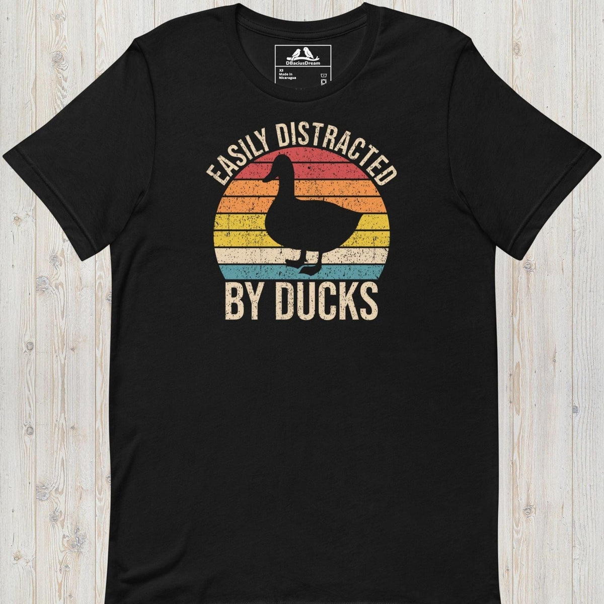 Easily Distracted By Ducks Unisex t-shirt