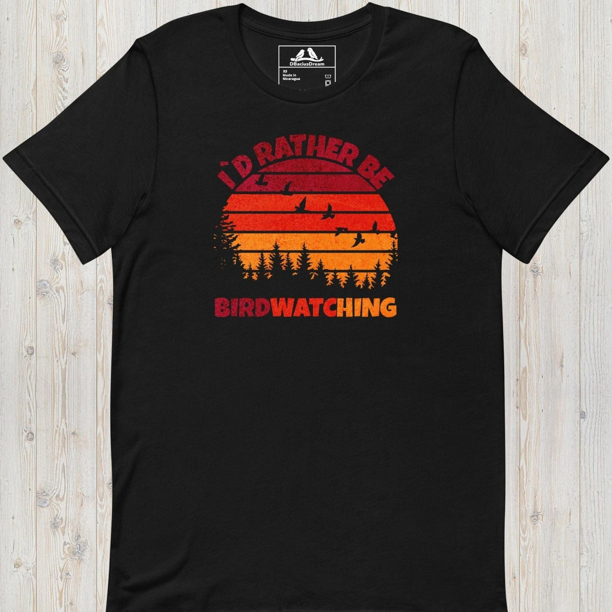 Id Rather Be Birdwatching Unisex t-shirt