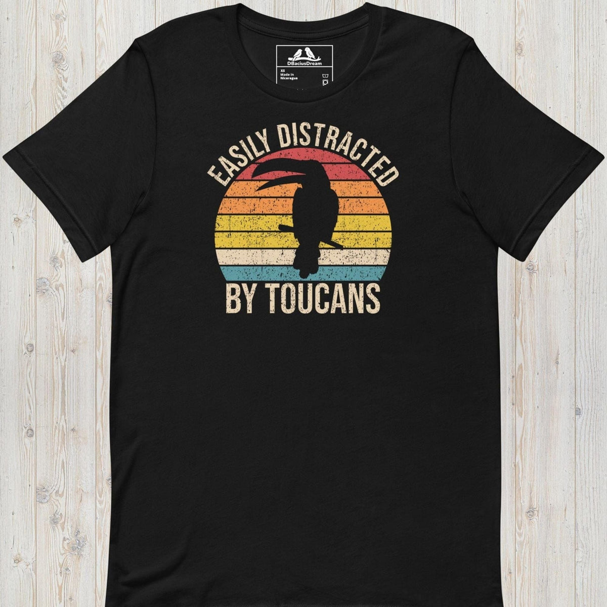 Easily Distracted By Toucans Unisex t-shirt