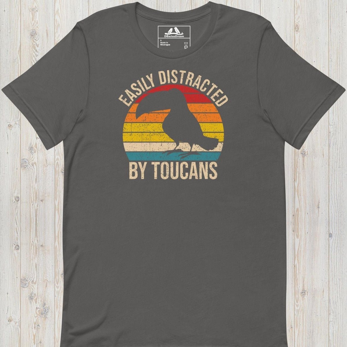 Easily Distracted By Toucans Unisex t-shirt