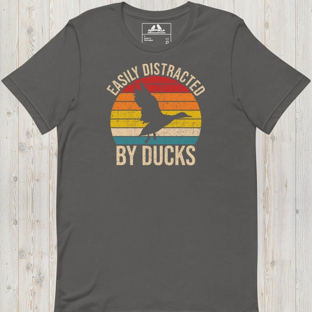 Easily Distracted By Ducks Unisex t-shirt