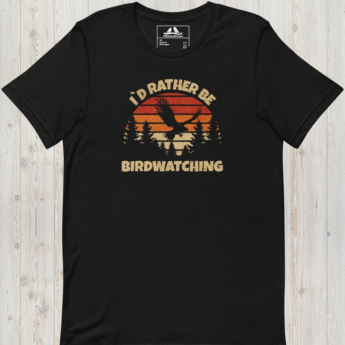 Id Rather Be Birdwatching Unisex t-shirt