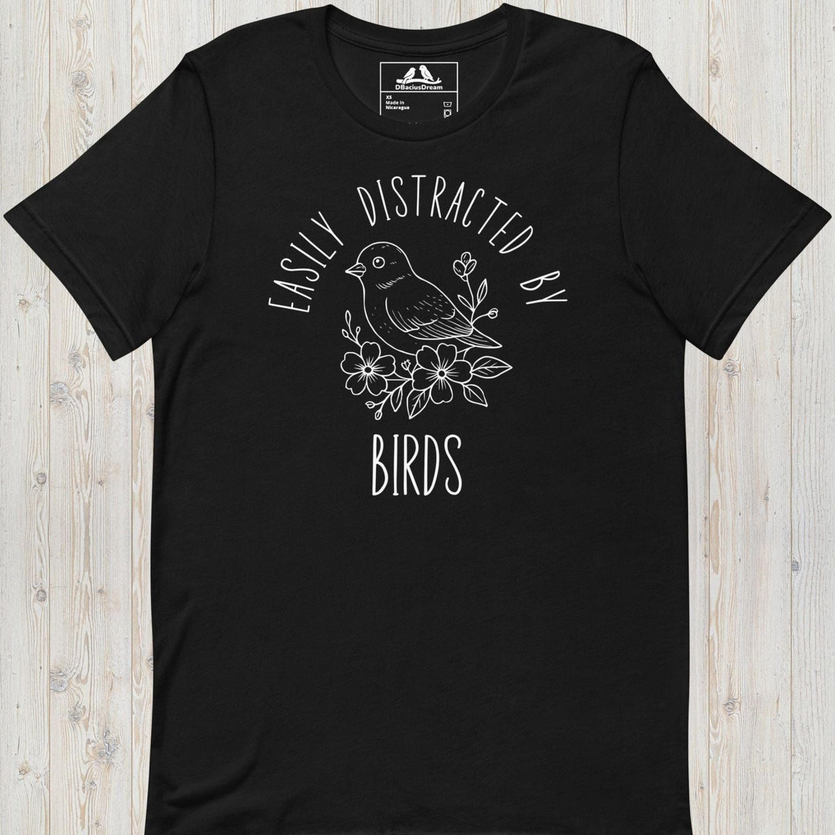 Easily Distracted By Birds Unisex t-shirt